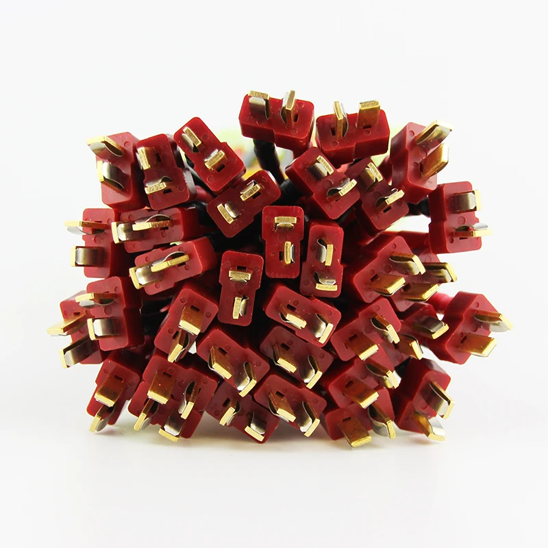 OliYin 100 шт./лот Micro mini Tamiya розетка к T штекеру 14AWG мягкий силиконовый провод