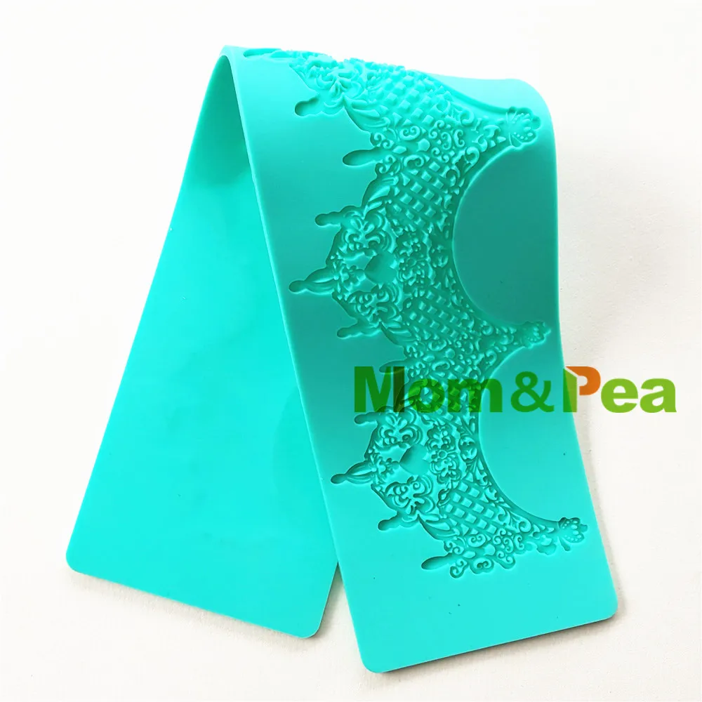 Силиконовая кружевная форма Mom & Pea GX158 бесплатная доставка большой размер
