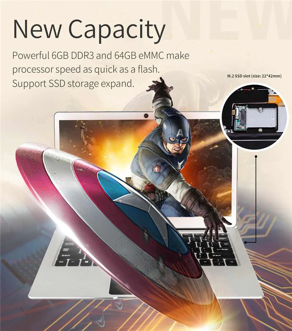 Jumper EZBOOK 3 PRO 13,3 дюймовый ноутбук Windows 10 Intel Apollo Lake N3450 четырехъядерный процессор 6 ГБ ОЗУ 64 Гб eMMC 6 ГБ ОЗУ 128 Гб ПЗУ