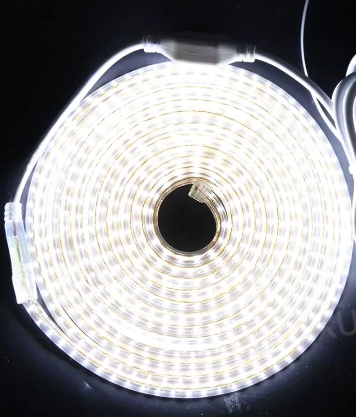 Светодиодная лента 3014 SMD 120LED/M 220V AC водонепроницаемая лампа для украшения