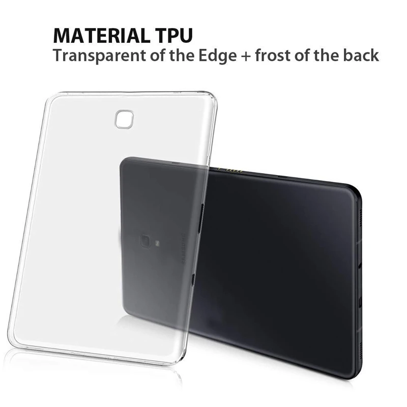 50 шт./лот прозрачный гелевый мягкий чехол накладка из ТПУ для Samsung Galaxy Tab A 8 0 дюйма