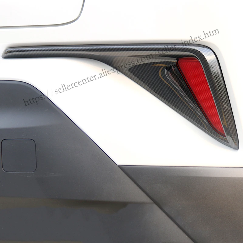 2 шт. для Toyota C-HR CHR 2017-2018 задние противотуманные фары хромированные детали из АБС