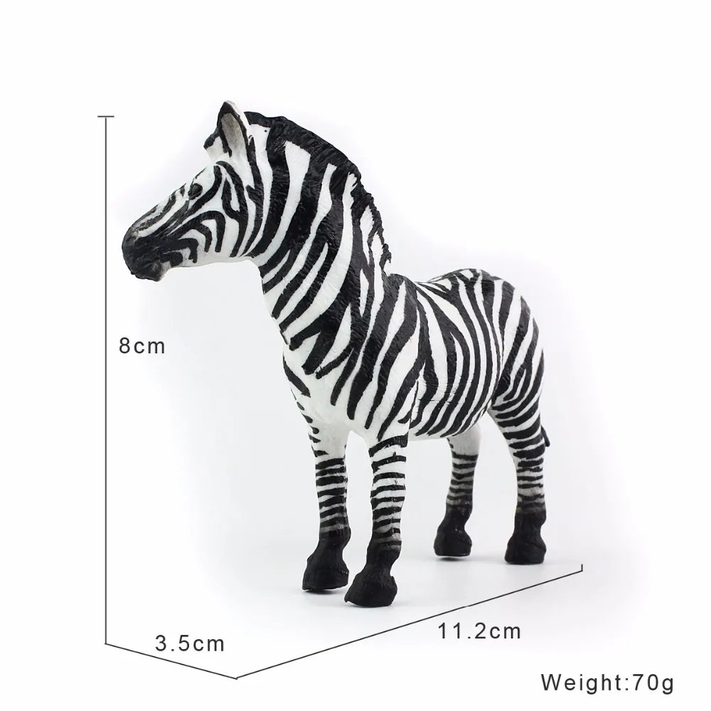 Wiben 3 шт./лот моделирование животных Зебра Wildebeest Antelope модель экшн и игрушка