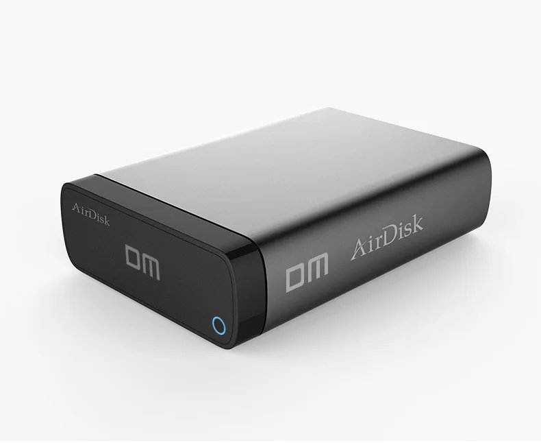 DM Q3C беспроводной WiFi портативный корпус жесткого диска USB3.0 на SATA для 2,5/3,5 дюймов wifi HDD Чехол черный цвет модный дизайн