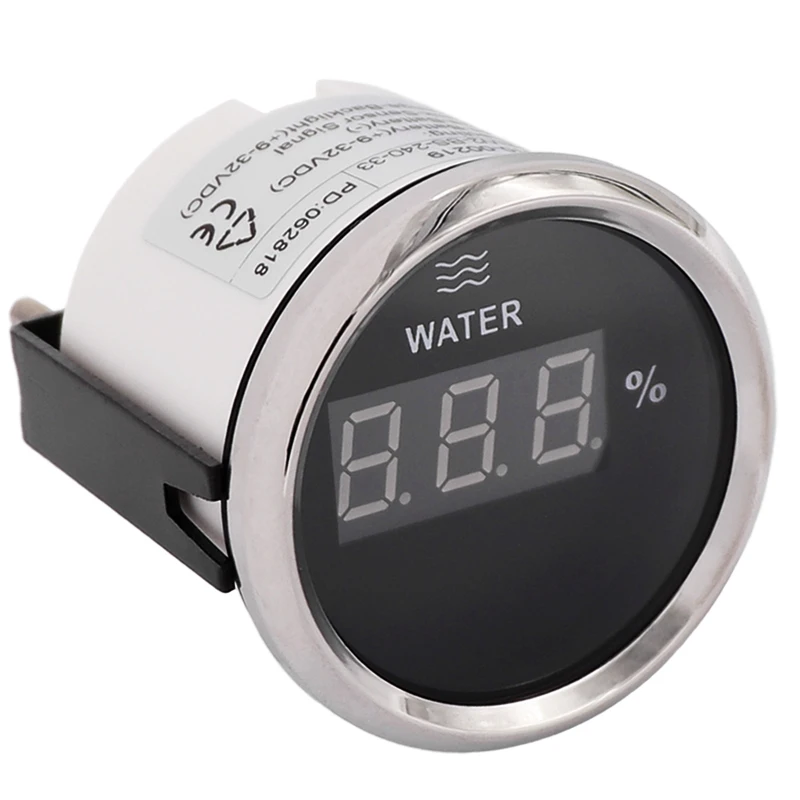 52 мм Морской цифровой измеритель уровня воды 0 ~ 190 Ом/240 33 Ом датчик подходит для