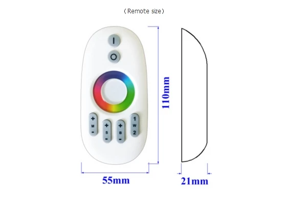 [Seven Neon] Бесплатная доставка Оптовая продажа 12A 4Zone 2 4G RF беспроводной сенсорный и