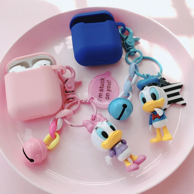 Мягкая сумка для наушников airpods с мультипликационным принтом Дональд Монстер