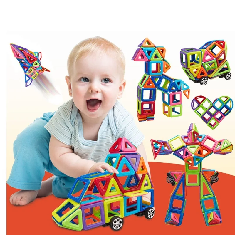 149 шт. Magic Building Block Магнитная Игрушечные лошадки дошкольных навыки Развивающая