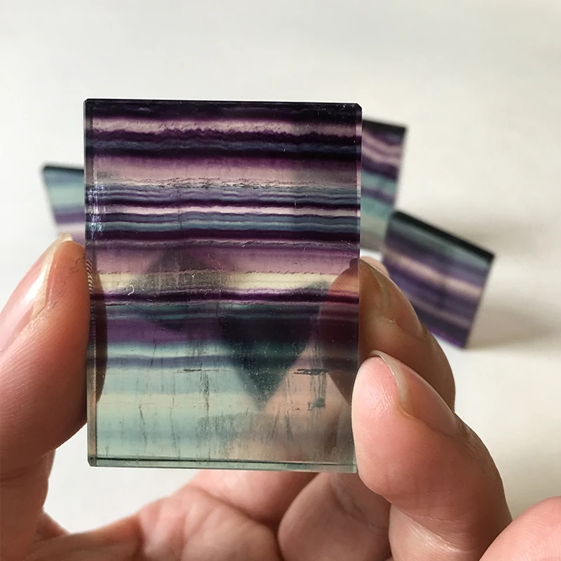 Colorful Fluorite Natural Stone Cuboid Melting Refining and Mineral Wholesale Factory Drop Shipping Runyangshi BQ04 | Дом и сад