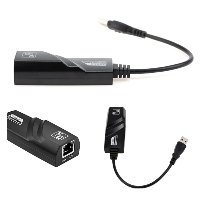 Сетевой адаптер USB 3 0 на 10/100/1000 гигабит RJ45 Ethernet LAN 1000 Мбит/с для
