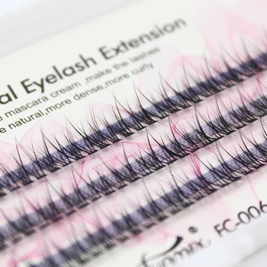 Готовые ресницы веер ласточкин хвост натуральные густые Премиум шелковые ресницы для профессионального индивидуального наращивания ресниц