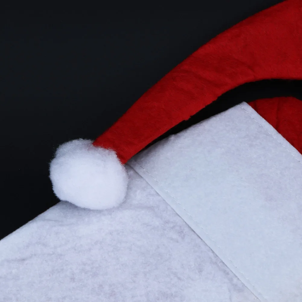 Merry Рождественский стул задняя поставка стол Декор подарки Санта Клаус кепки Navidad год украшения Рождество украшения для дома