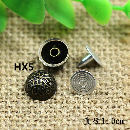 DIY узор резная Кожа ремесло корова джинсы одежда заклепки декоративные Швейные