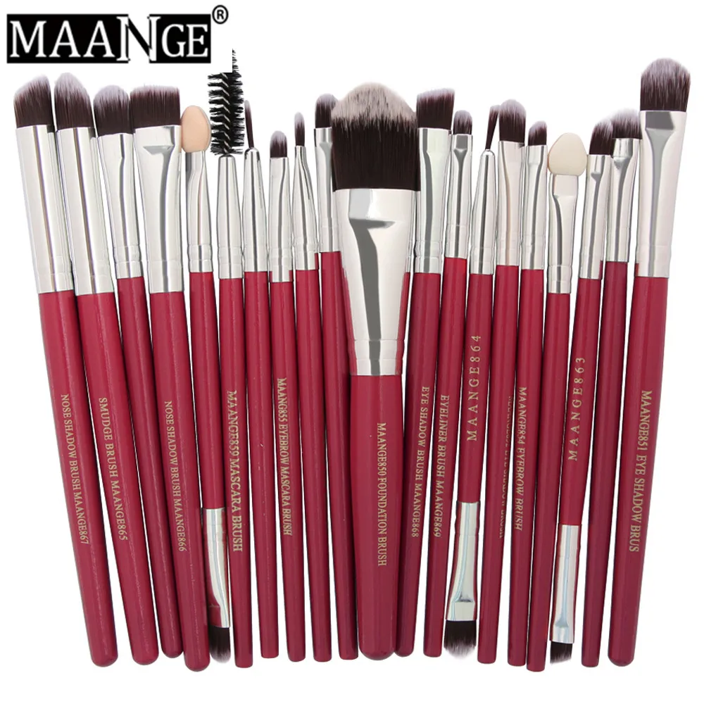 20 шт. Профессиональные кисти для макияжа MAANGE|brush cosmetic|brush eyeshadowconcealer brush |