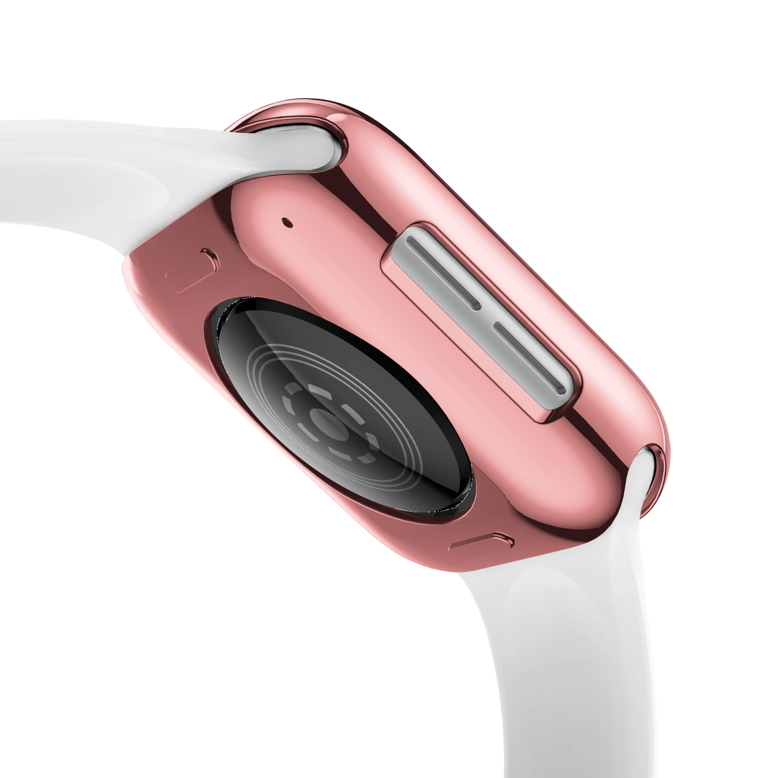 ТПУ чехол для часов Apple Watch Series 4 5 40 мм 44 защитный экрана 3 2 1 38 42 аксессуары