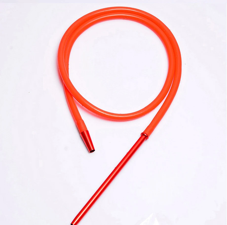 Hot Sale 1.7m Aluminum Stem Shisha Hookah silicone Hose Hookah Pipe Porte-cigarette jetable Chicha Narguile Accessories