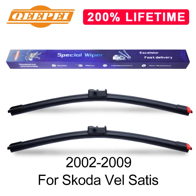 Сменная Щетка стеклоочистителя QEEPEI для Skoda sativel S 2002-2009 силиконовая резина