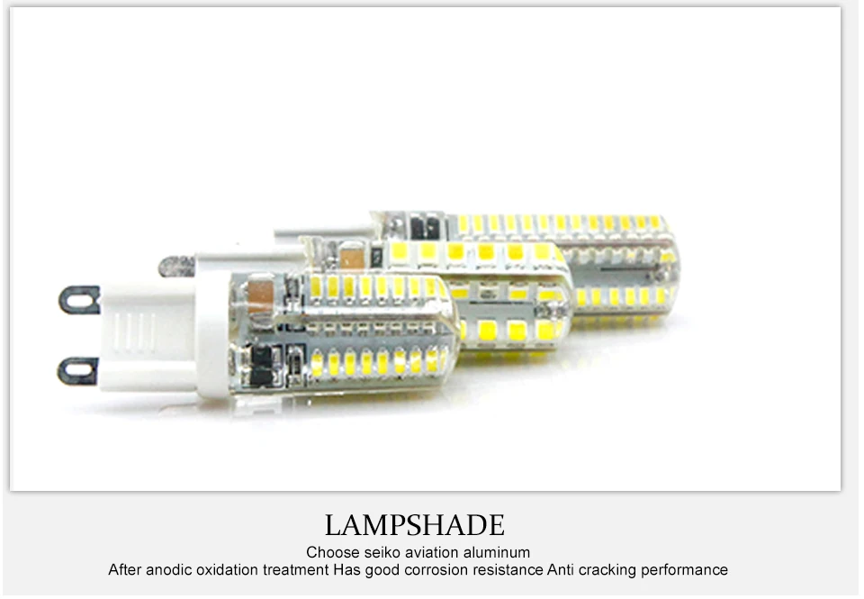 KARWEN 10 шт./лот G4 G9 Светодиодный лампа SMD3014 2835 3 Вт 5 Вт 7 Вт 9 Вт AC/DC 12V AC 220V 24 48 64 104 светодиодный s люстра 360 градусов с украшением в виде кристаллов пятно