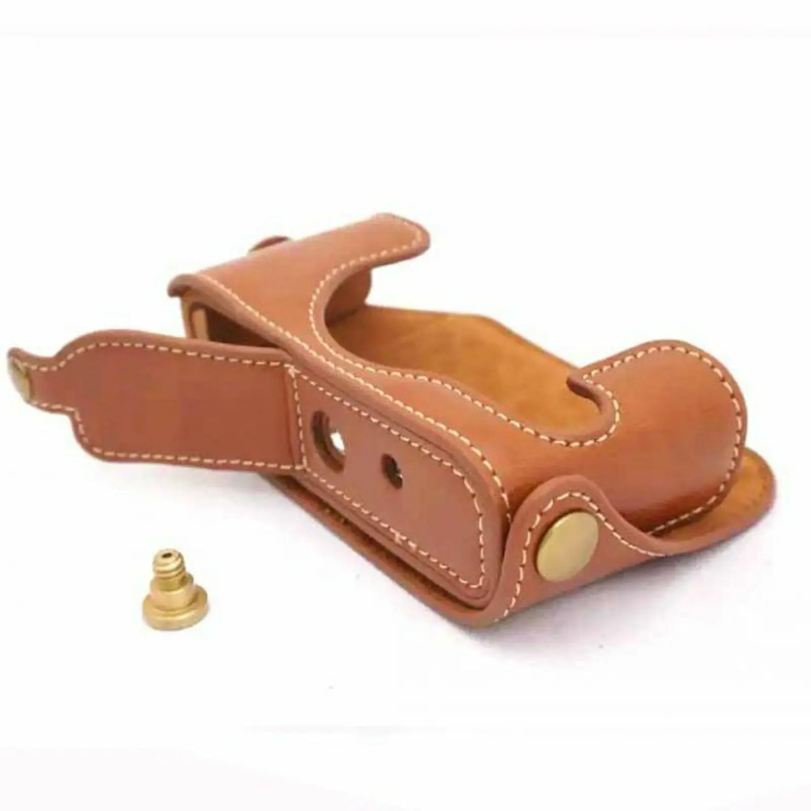 Половина ПУ кожаный чехол сумка ручка Крышка Buttom для Sony RX1 RX1R | Электроника