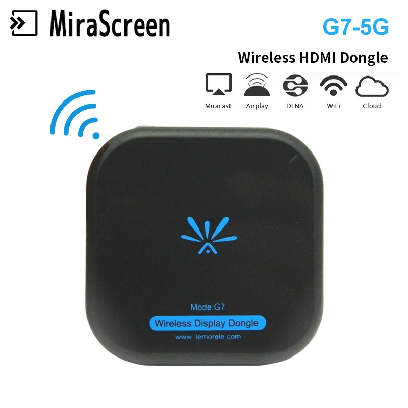 G7 5G Беспроводной умный ключ Mirascreen высокое Скорость Wi Fi Дисплей ТВ приемник палка