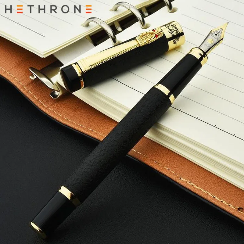 Hethrone высокое качество Роскошные авторучки подарочная ручка разный размер перо