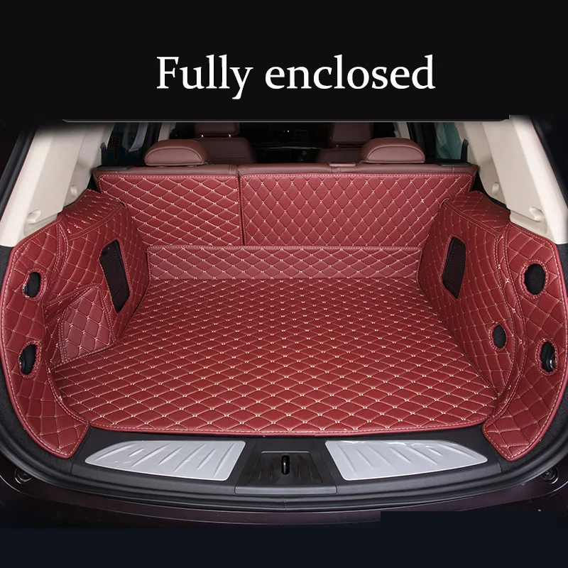 Кожаные коврики для багажника автомобиля SMART Smart forfour 4seat 2016 2018 все модели автомобильных аксессуаров легко