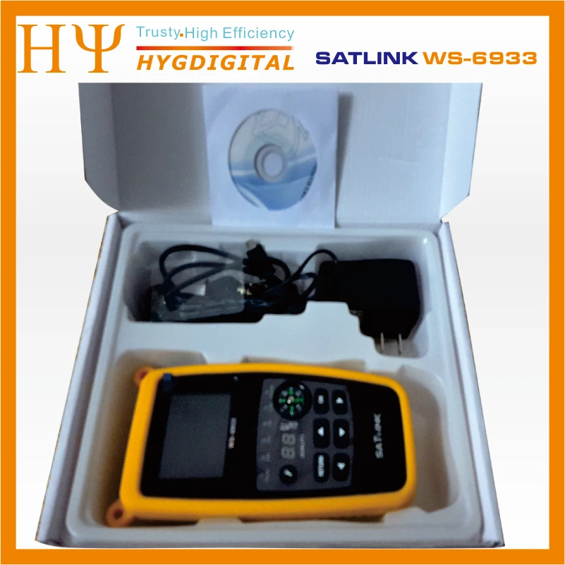 Оригинал Satlink WS 6933 спутниковый Finder DVB S2 FTA CKU Band Цифровой finder Meter 6933|satellite meter