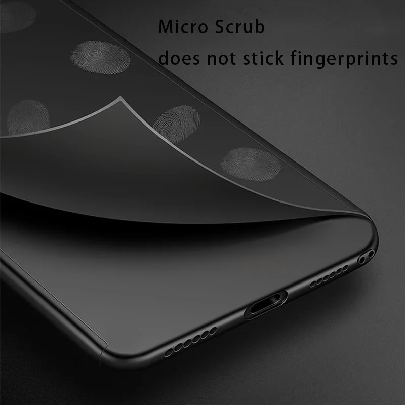 SHUOHU 360 Degree Full Cover Case For iPhone 6 6S 7 Plus With Tempered Glass 8 X Phone Capa Coque |