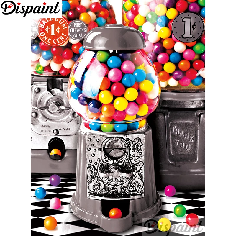 Картина из страз Dispaint, квадратная/круглая, 5D, 