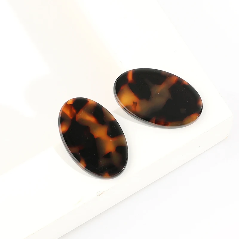 

Elegant Leopard Earrings for Women Tortoiseshell Acrylic Earrings Boho Vintage Jewelry Accessories Wholesale Pendientes Mujer
