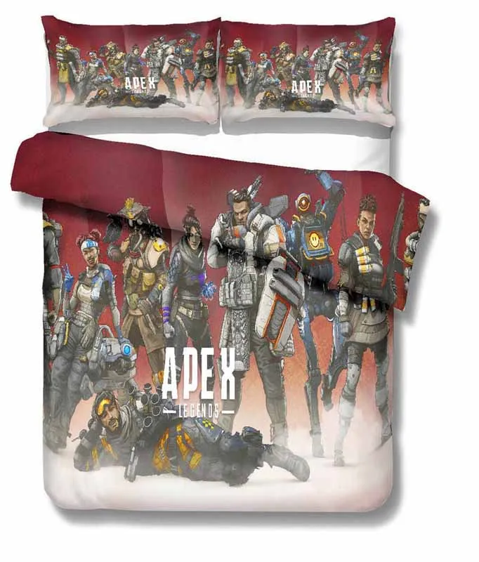 7 Apex legends Titanfall 3D комплект постельного белья Детская комната Декор пододеяльник наволочки лучшие игры APEX постельное белье - Цвет: 7
