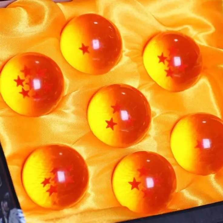 Dragon Ball Хрустальные шарики 3 5 см Набор из 7 шт. шары полный набор Новый в коробке