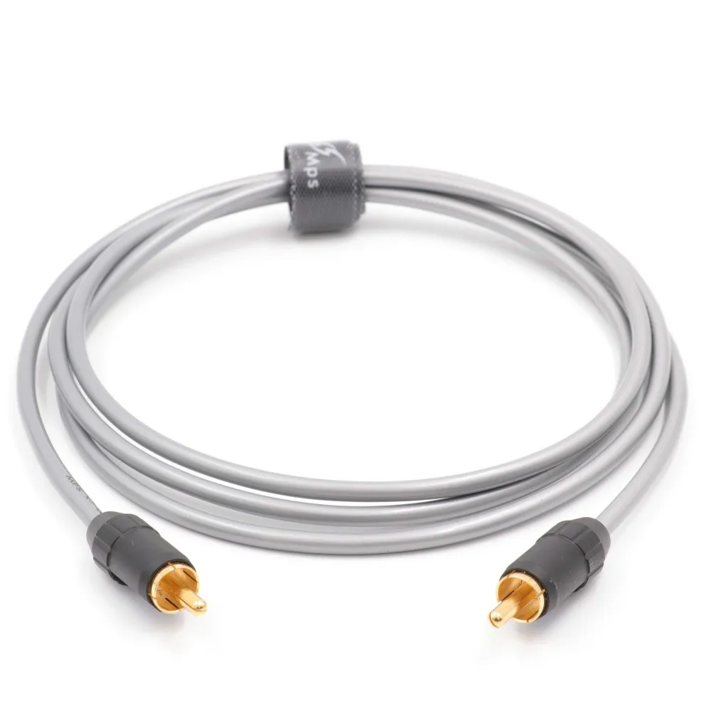 MPS X 7 5N 99.9997% OCC RCA кабель папа коаксиальный провод линия для Hifi аудио видео
