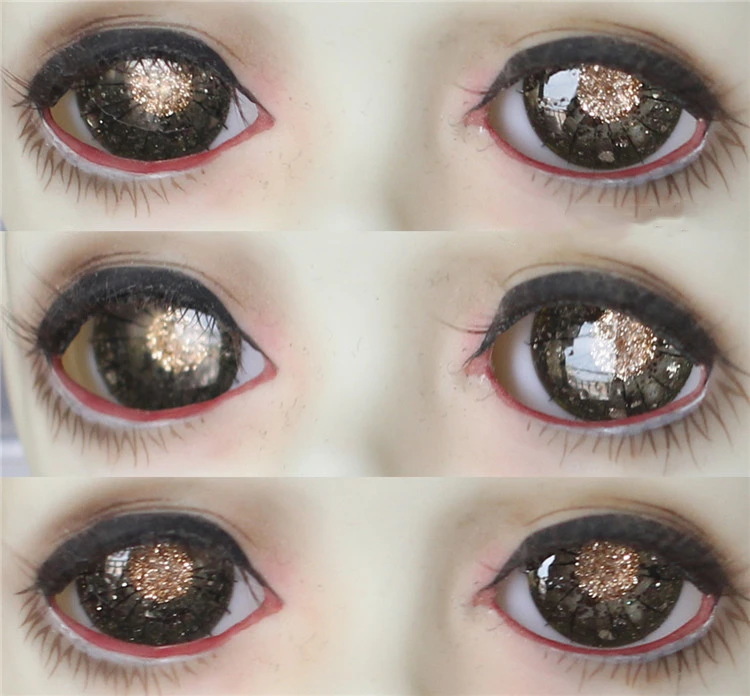 1 пара DIY узорные Глазные яблоки BJD Eyes 14/16/18 мм SD для 1/3 1/4 кукольных аксессуаров |