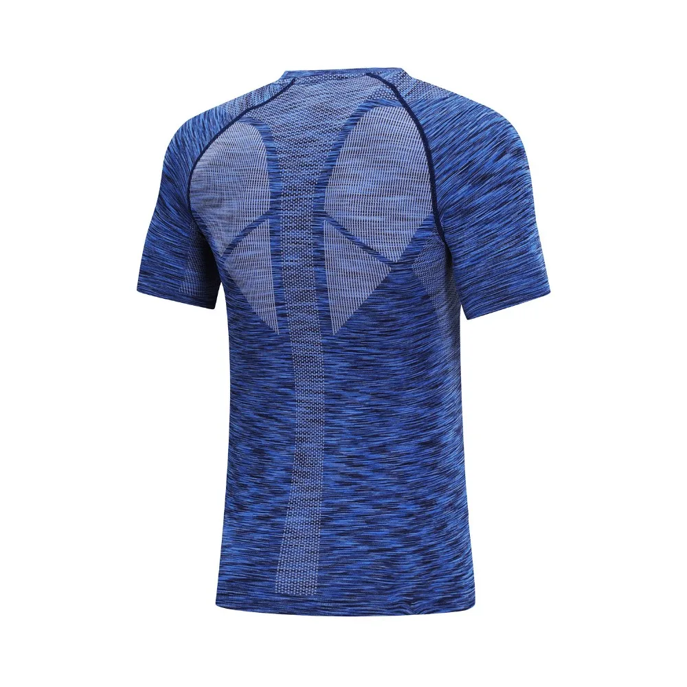 Мужская футболка для бега Li-Ning дышащая облегающая удобные спортивные топы с