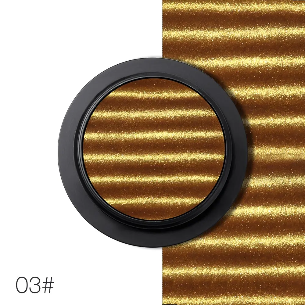 03 Dold dust UCANBE магнитные тени для век 4 цвета блеск Тени для век Одиночная Палетка Металл Imagic рассыпчатая пудра пигмент зеленый Сияющий макияж - Цвет: 03 Dold dust