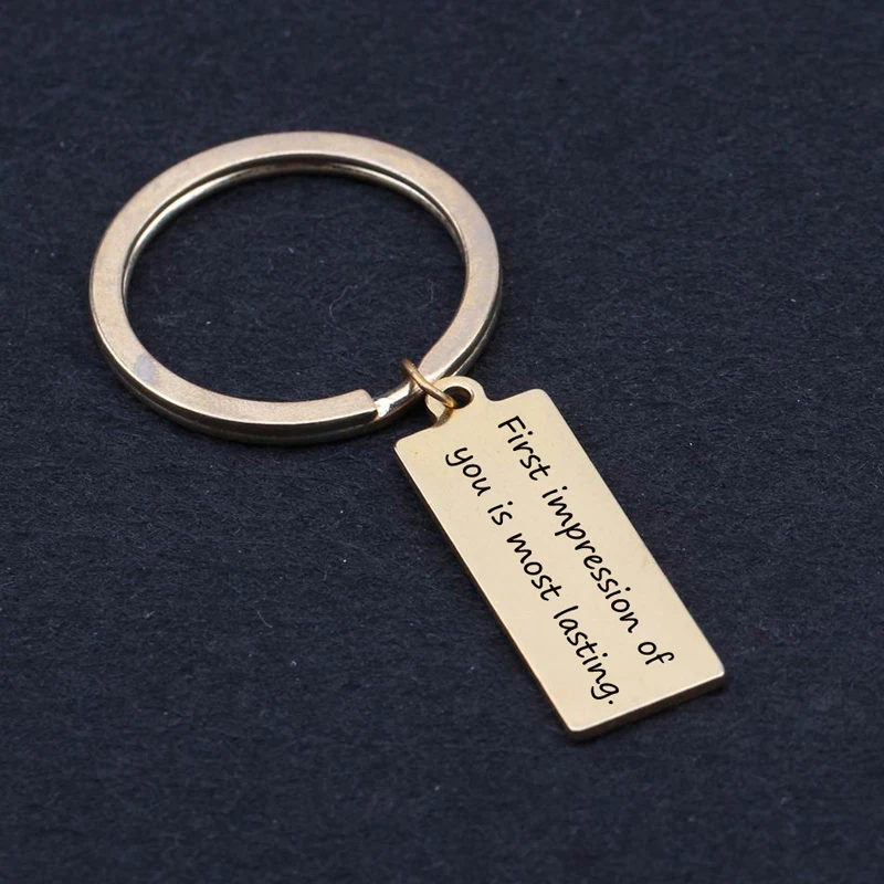 Брелок из нержавеющей стали с гравировкой для влюбленных | Украшения и