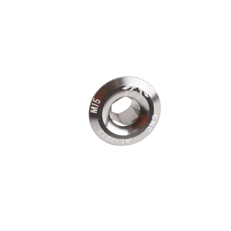 M15 Silver 2 3 шт. винт Кепки M15/M18 система для MTB крышка шатуна Алюминий bmxроуд велосипедный фитинг 10 видов цветов - Цвет: M15 Silver 2
