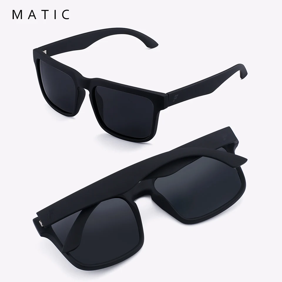 MATIC квадратные поляризованные солнцезащитные очки для мужчин и женщин пилот