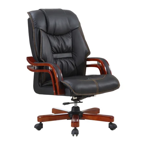 Офисное кресло офисная мебель офисное из кожи и дерева компьютерное игровой стул