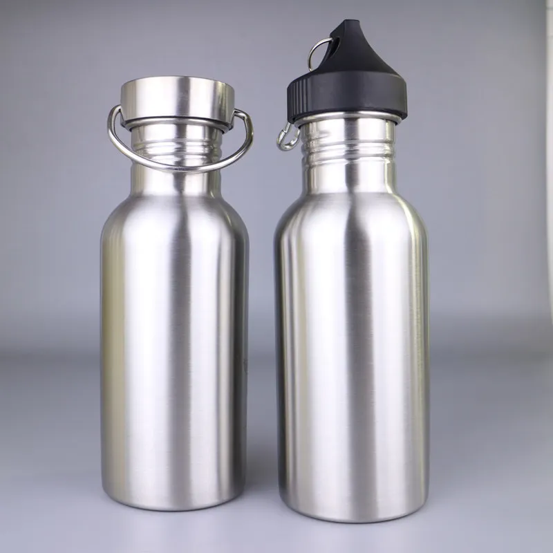 2019 один слой нержавеющая сталь Спортивная бутылка из пластика (холодный большой