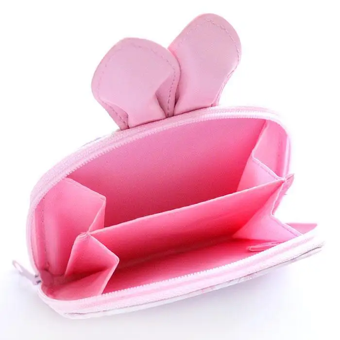 Мультяшный кошелек hellokitty с кроличьими ушками короткий посылка к для карт сумка