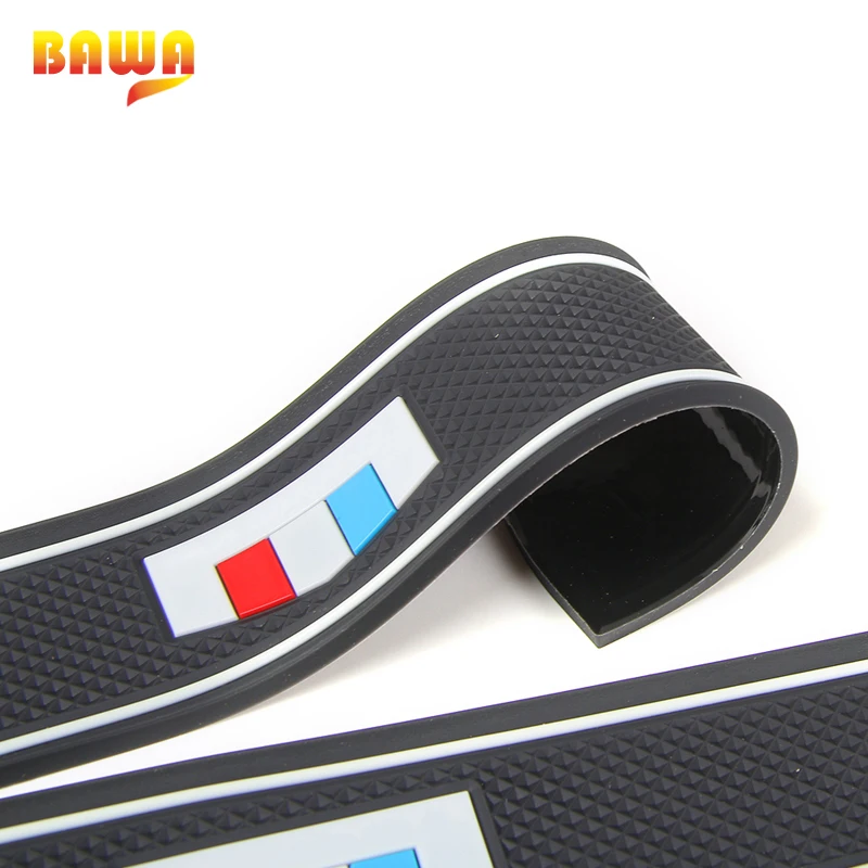 Резиновый нескользящий коврик BAWA для салона автомобиля с прорезями ворот чашки