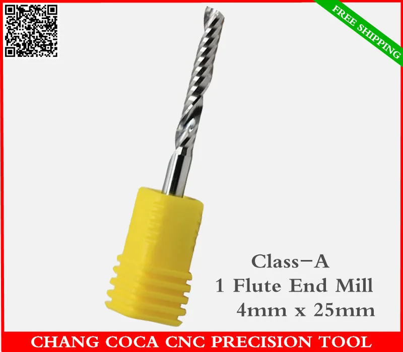 4 мм * 25 бесплатная доставка станок с ЧПУ твердосплавная Концевая фреза немецкая