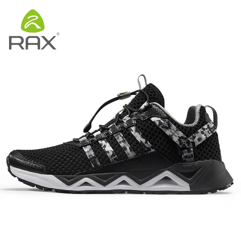 Rax новая Треккинговая обувь, Мужская Треккинговая обувь, дышащая быстросохнущая водонепроницаемая обувь, уличные спортивные кроссовки, прогулочные горные ботинки - Цвет: Tanhei men