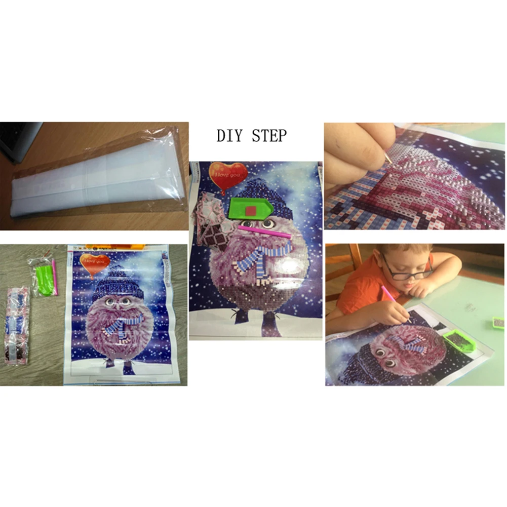 Домашний декор &quotсделай сам&quot картина вышивка крестиком 5D картины сова Мозаика