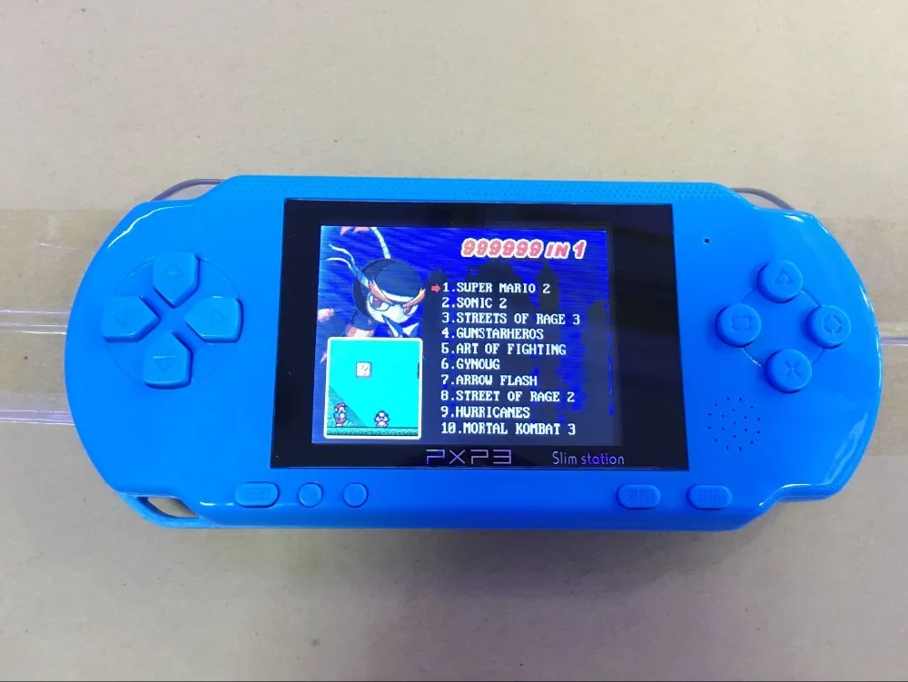 2 7 дюймов Портативный Видео игровой плеер портативная игра встроенный 156 игры 16