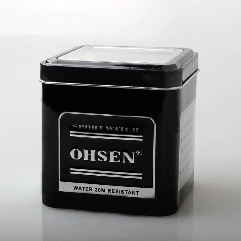 OHSEN Relogio Masculino мужские часы Топ люксовый бренд светодиодный цифровые спортивные