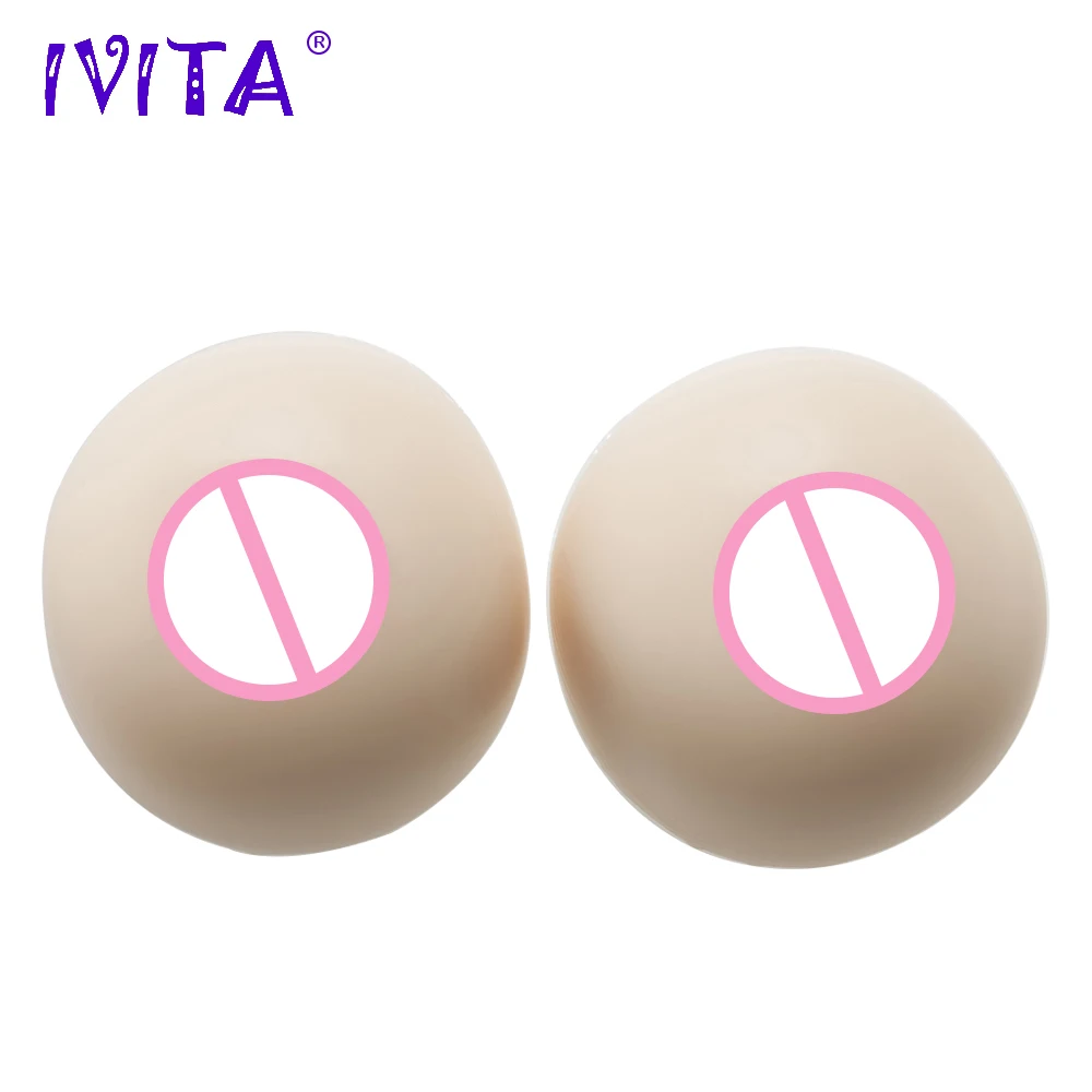 IVITA 1600 г реалистичные силиконовые искусственные формы груди для увеличения