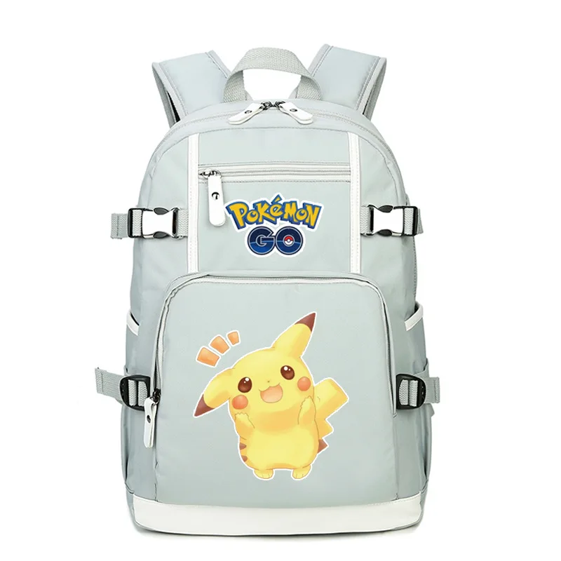 Go Pikachu Eevee дизайнерский Рюкзак Школьная Сумка повседневная Молодежная Студенческая книга дорожные сумки для ноутбуков - Цвет: Style 24